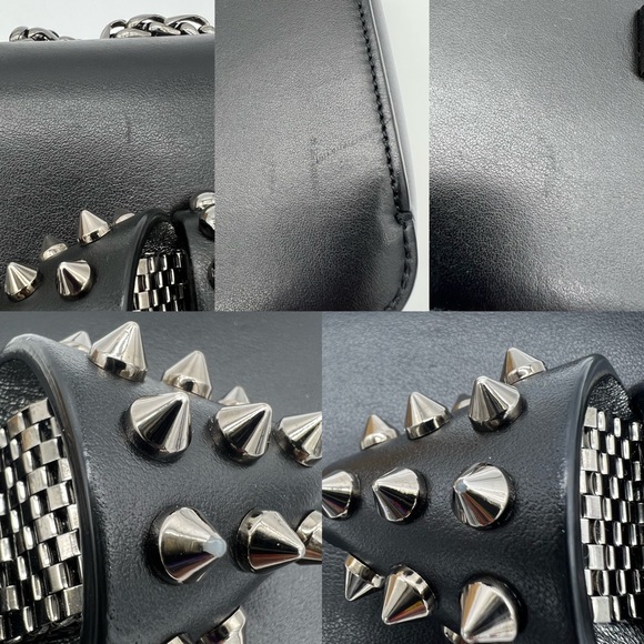 ❌SOLD❌Authentic Christian Louboutin sweet Charity baby calf Paris chain bag - Picture 15 of 17